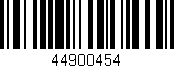 Código de barras (EAN, GTIN, SKU, ISBN): '44900454'