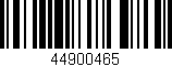 Código de barras (EAN, GTIN, SKU, ISBN): '44900465'