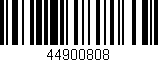 Código de barras (EAN, GTIN, SKU, ISBN): '44900808'