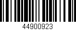 Código de barras (EAN, GTIN, SKU, ISBN): '44900923'