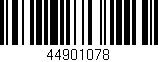 Código de barras (EAN, GTIN, SKU, ISBN): '44901078'
