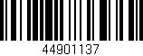 Código de barras (EAN, GTIN, SKU, ISBN): '44901137'
