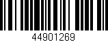 Código de barras (EAN, GTIN, SKU, ISBN): '44901269'