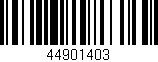 Código de barras (EAN, GTIN, SKU, ISBN): '44901403'