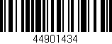 Código de barras (EAN, GTIN, SKU, ISBN): '44901434'