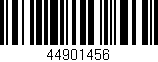 Código de barras (EAN, GTIN, SKU, ISBN): '44901456'