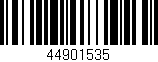Código de barras (EAN, GTIN, SKU, ISBN): '44901535'