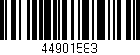 Código de barras (EAN, GTIN, SKU, ISBN): '44901583'