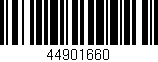 Código de barras (EAN, GTIN, SKU, ISBN): '44901660'