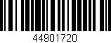Código de barras (EAN, GTIN, SKU, ISBN): '44901720'
