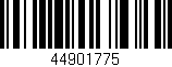 Código de barras (EAN, GTIN, SKU, ISBN): '44901775'
