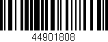 Código de barras (EAN, GTIN, SKU, ISBN): '44901808'
