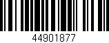 Código de barras (EAN, GTIN, SKU, ISBN): '44901877'