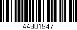 Código de barras (EAN, GTIN, SKU, ISBN): '44901947'