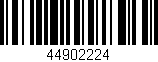 Código de barras (EAN, GTIN, SKU, ISBN): '44902224'