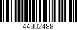 Código de barras (EAN, GTIN, SKU, ISBN): '44902488'