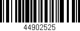 Código de barras (EAN, GTIN, SKU, ISBN): '44902525'