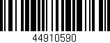 Código de barras (EAN, GTIN, SKU, ISBN): '44910590'