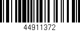 Código de barras (EAN, GTIN, SKU, ISBN): '44911372'