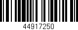 Código de barras (EAN, GTIN, SKU, ISBN): '44917250'