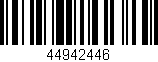 Código de barras (EAN, GTIN, SKU, ISBN): '44942446'