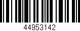 Código de barras (EAN, GTIN, SKU, ISBN): '44953142'