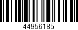 Código de barras (EAN, GTIN, SKU, ISBN): '44956185'