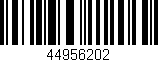Código de barras (EAN, GTIN, SKU, ISBN): '44956202'