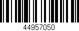 Código de barras (EAN, GTIN, SKU, ISBN): '44957050'