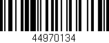 Código de barras (EAN, GTIN, SKU, ISBN): '44970134'