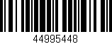 Código de barras (EAN, GTIN, SKU, ISBN): '44995448'