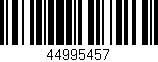 Código de barras (EAN, GTIN, SKU, ISBN): '44995457'
