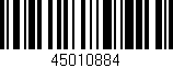 Código de barras (EAN, GTIN, SKU, ISBN): '45010884'
