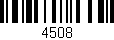 Código de barras (EAN, GTIN, SKU, ISBN): '4508'