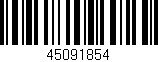 Código de barras (EAN, GTIN, SKU, ISBN): '45091854'