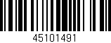 Código de barras (EAN, GTIN, SKU, ISBN): '45101491'