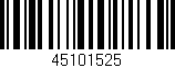 Código de barras (EAN, GTIN, SKU, ISBN): '45101525'