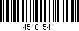 Código de barras (EAN, GTIN, SKU, ISBN): '45101541'