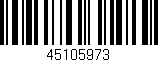 Código de barras (EAN, GTIN, SKU, ISBN): '45105973'