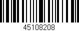 Código de barras (EAN, GTIN, SKU, ISBN): '45108208'