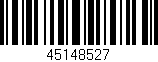 Código de barras (EAN, GTIN, SKU, ISBN): '45148527'