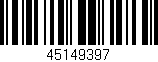 Código de barras (EAN, GTIN, SKU, ISBN): '45149397'