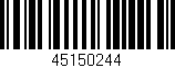 Código de barras (EAN, GTIN, SKU, ISBN): '45150244'