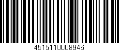 Código de barras (EAN, GTIN, SKU, ISBN): '4515110008946'