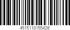 Código de barras (EAN, GTIN, SKU, ISBN): '4515110155428'