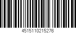 Código de barras (EAN, GTIN, SKU, ISBN): '4515110215276'