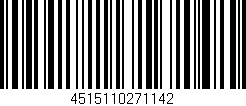 Código de barras (EAN, GTIN, SKU, ISBN): '4515110271142'