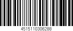 Código de barras (EAN, GTIN, SKU, ISBN): '4515110306288'