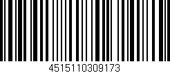 Código de barras (EAN, GTIN, SKU, ISBN): '4515110309173'