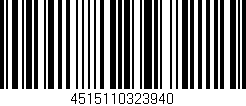 Código de barras (EAN, GTIN, SKU, ISBN): '4515110323940'